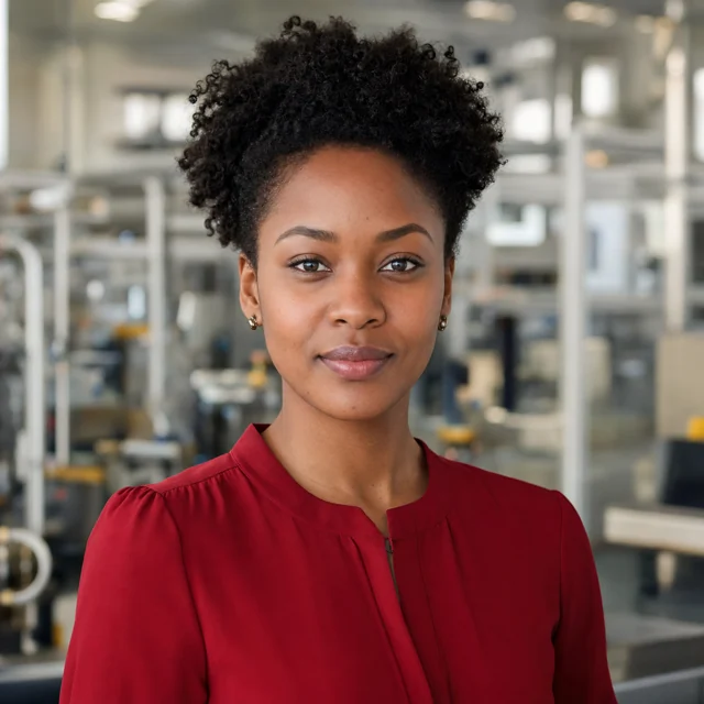 Representative portrait for Thandi N., a Black South African woman